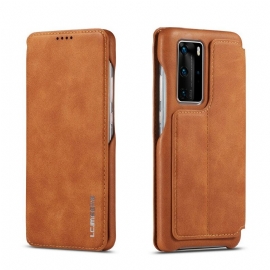 θηκη κινητου Huawei P40 Θήκη Flip Lc.imeeke Leather Effect