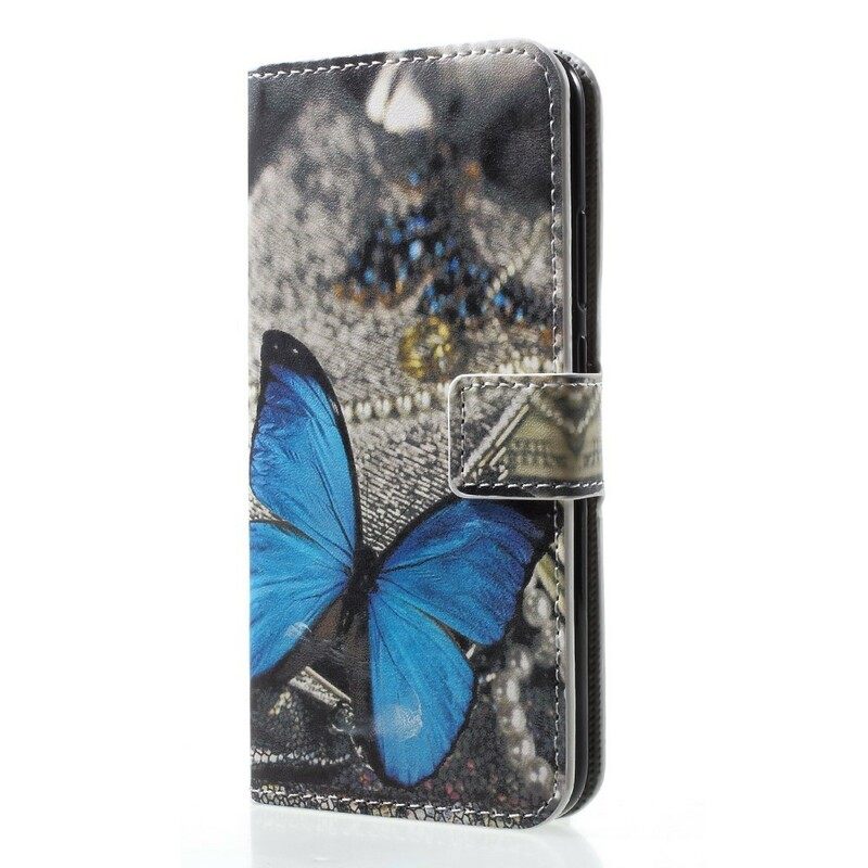 Κάλυμμα Huawei P20 Lite Μπλε Πεταλούδα