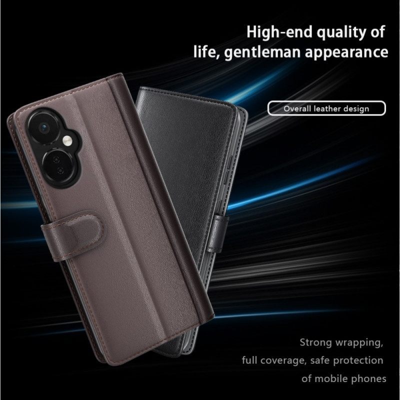 δερματινη θηκη OnePlus Nord CE 3 Lite 5G Αληθινό Δέρμα