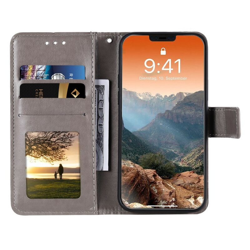 Θήκη Flip iPhone 12 Pro Max Sun Mandala