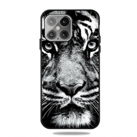 Θήκη iPhone 12 Pro Max Ασπρόμαυρη Τίγρη