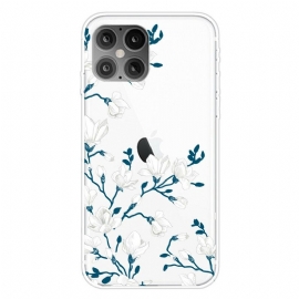 Θήκη iPhone 12 Pro Max Λευκά Λουλούδια