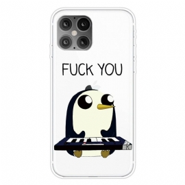 Θήκη iPhone 12 Pro Max Penguin Fuck You