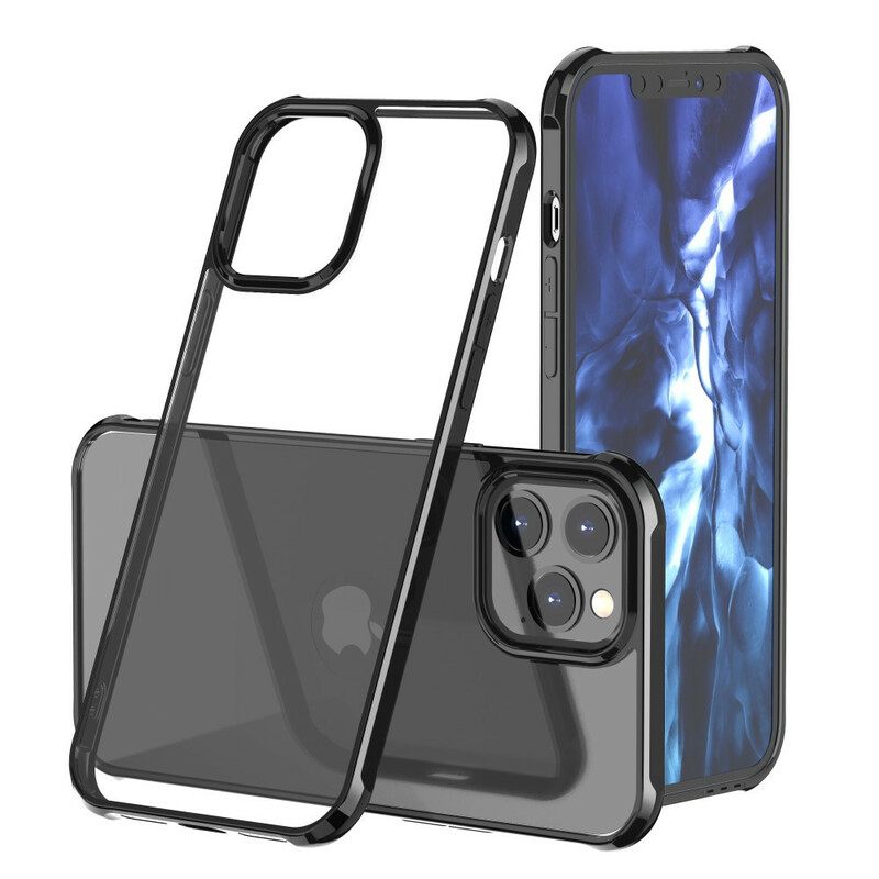 θηκη κινητου iPhone 12 Pro Max Διαφανής Σχεδιασμός Leeu