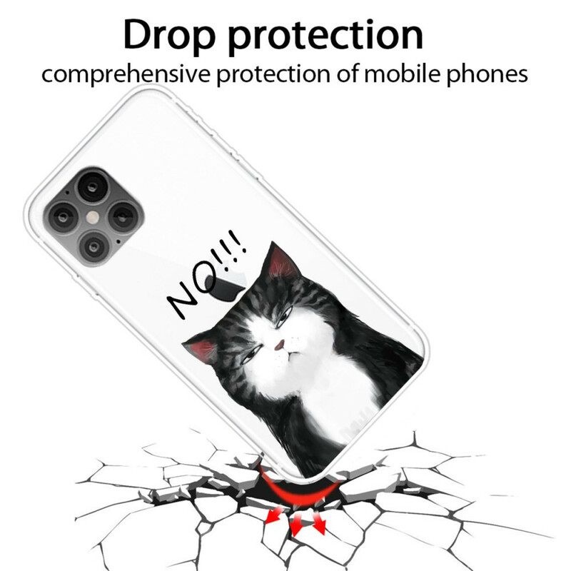 θηκη κινητου iPhone 12 Pro Max Η Γάτα Που Λέει Όχι
