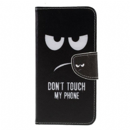 δερματινη θηκη Sony Xperia XZ3 Μην Αγγίζετε Το Τηλέφωνό Μου