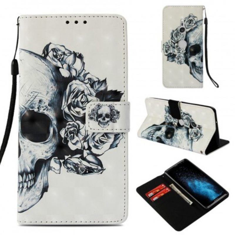 Κάλυμμα Sony Xperia XZ3 Floral Skull