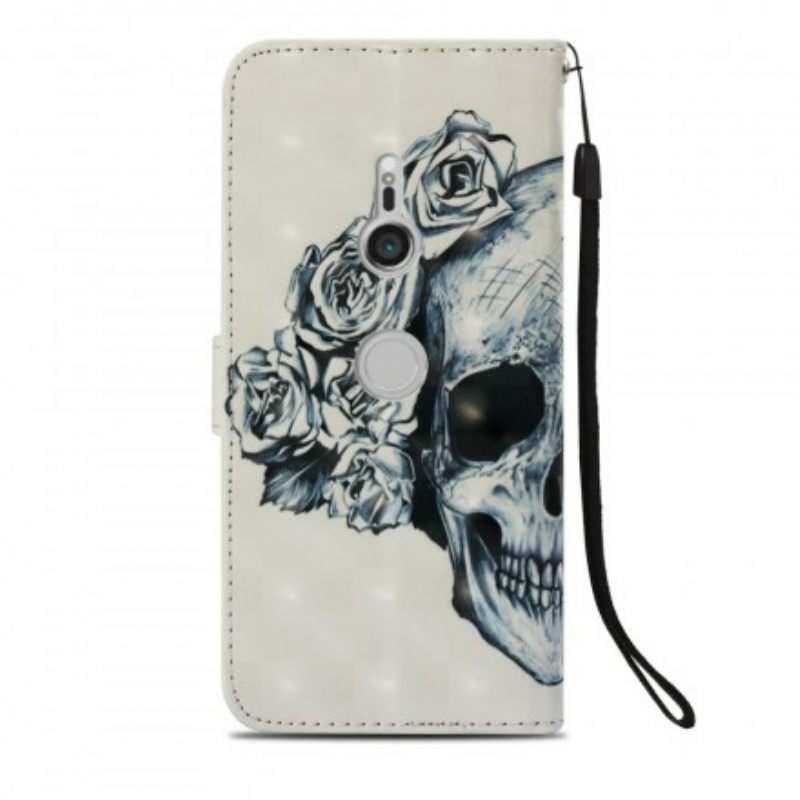 Κάλυμμα Sony Xperia XZ3 Floral Skull