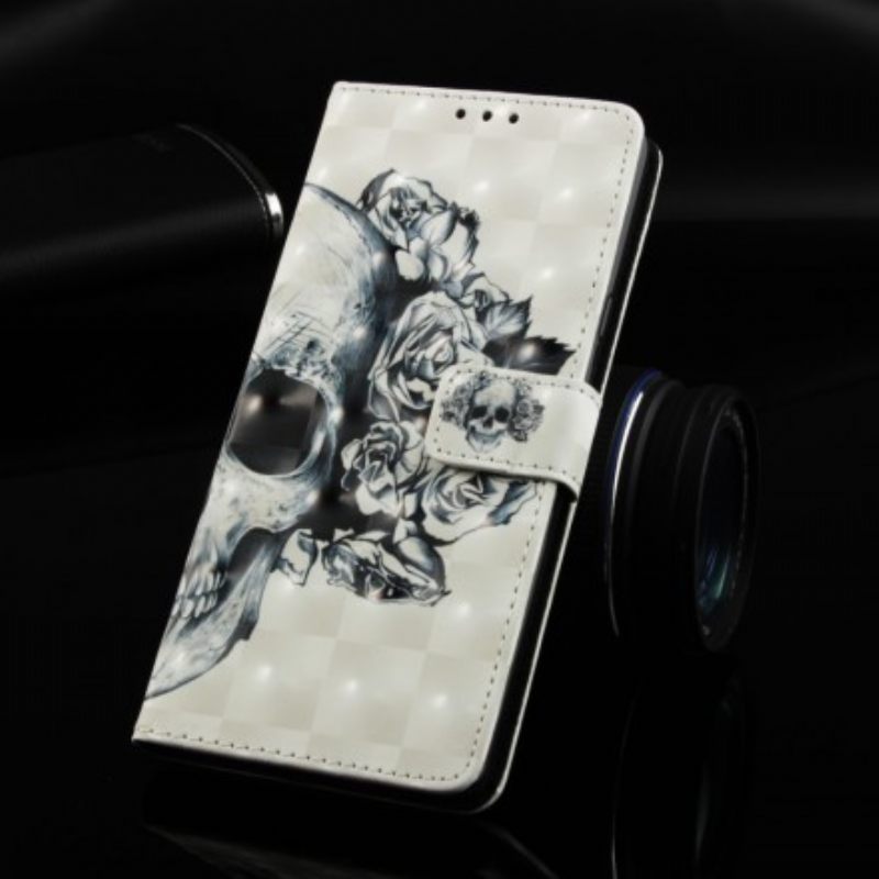 Κάλυμμα Sony Xperia XZ3 Floral Skull