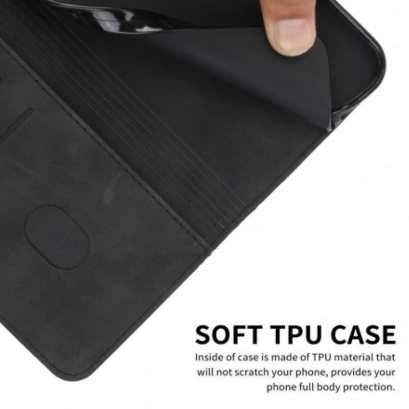 θηκη κινητου Oppo A54 5G / A74 5G Θήκη Flip Skin-touch Σε Κυβικό Στυλ