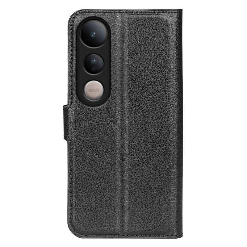 Δερματινη Θηκη Vivo V50 Lite 5g Δέρμα Λίτσι (faux Leather)