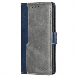 Δερματινη Θηκη Vivo V50 Lite 5g Δίχρωμη Σιλικόνης