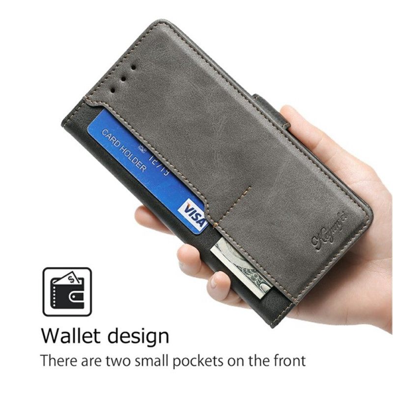 Δερματινη Θηκη Vivo V50 Lite 5g Δίχρωμη Σιλικόνης