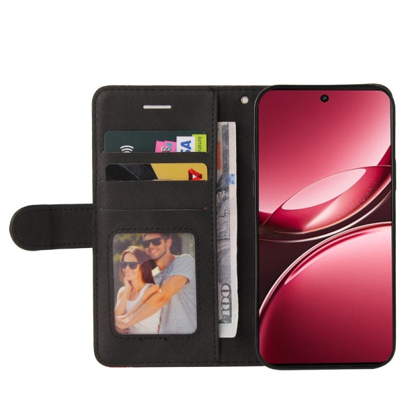 Δερματινη Θηκη Vivo V50 Lite 5g Δίχρωμο Κυματιστό (single-tone)