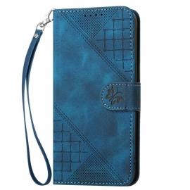 Δερματινη Θηκη Vivo V50 Lite 5g Γεωμετρικό Σχέδιο Με Λουράκι (geometric Print) Σιλικόνης