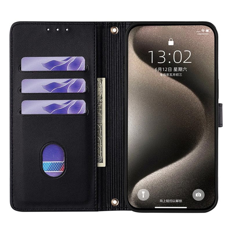 Δερματινη Θηκη Vivo V50 Lite 5g Πούλιες (sequins) Με Αλυσίδα (chain)