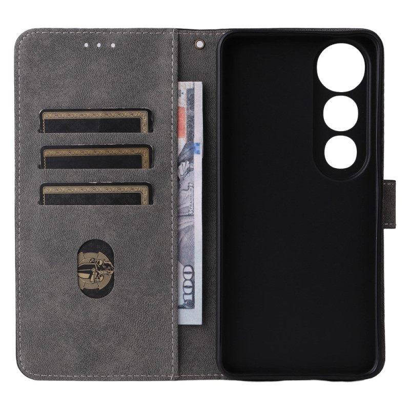 Δερματινη Θηκη Vivo V50 Lite 5g Προστασία Rfid Με Κορδόνι