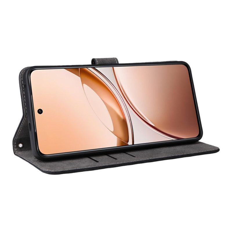 Δερματινη Θηκη Vivo V50 Lite 5g Προστασία Rfid Με Κορδόνι