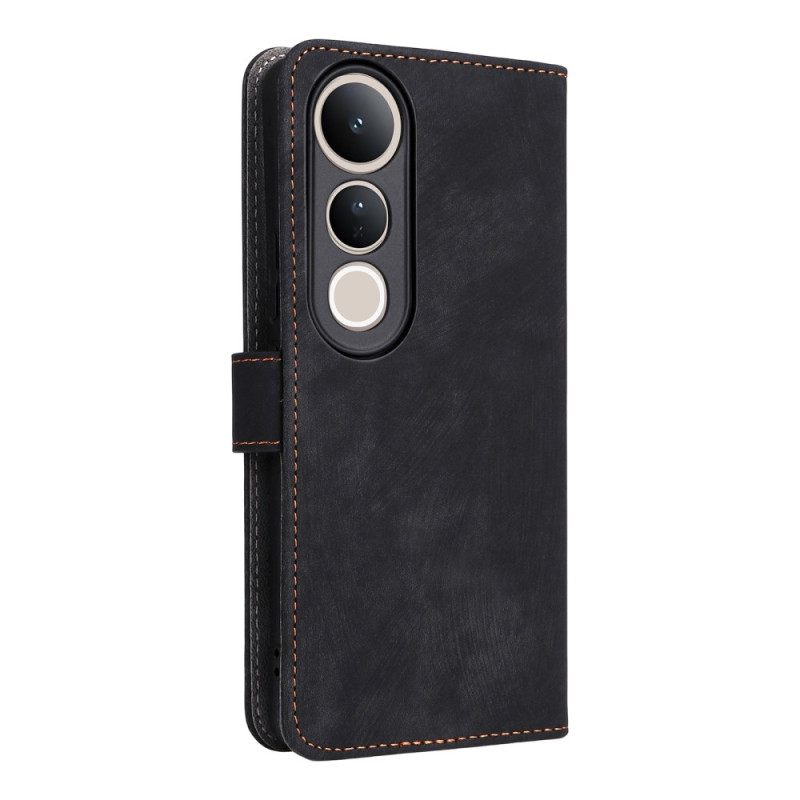 Δερματινη Θηκη Vivo V50 Lite 5g Προστασία Rfid Με Κορδόνι