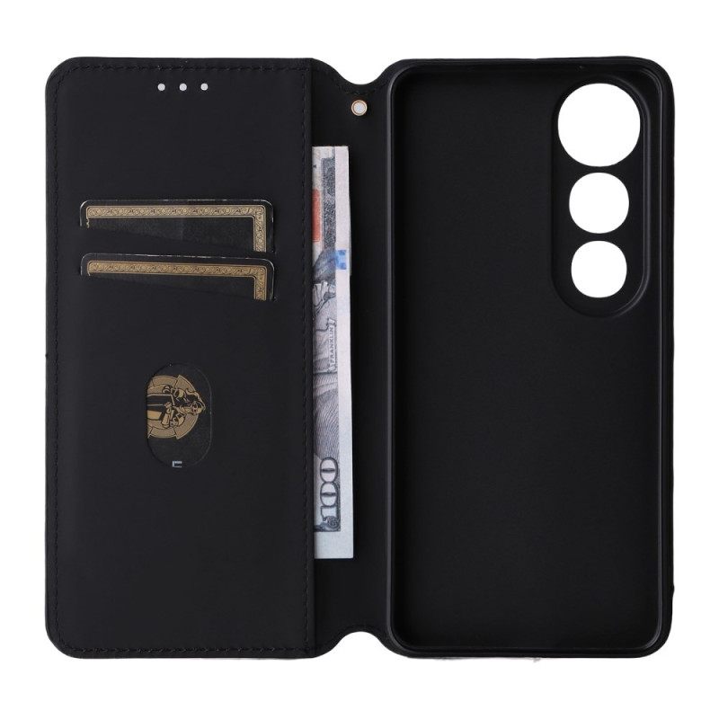 Δερματινη Θηκη Vivo V50 Lite 5g Σχέδιο Με Διαμάντια