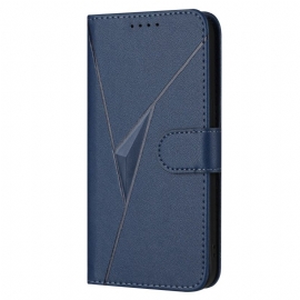 Δερματινη Θηκη Vivo V50 Lite 5g Τριγωνικό Σχέδιο (triangle Print)