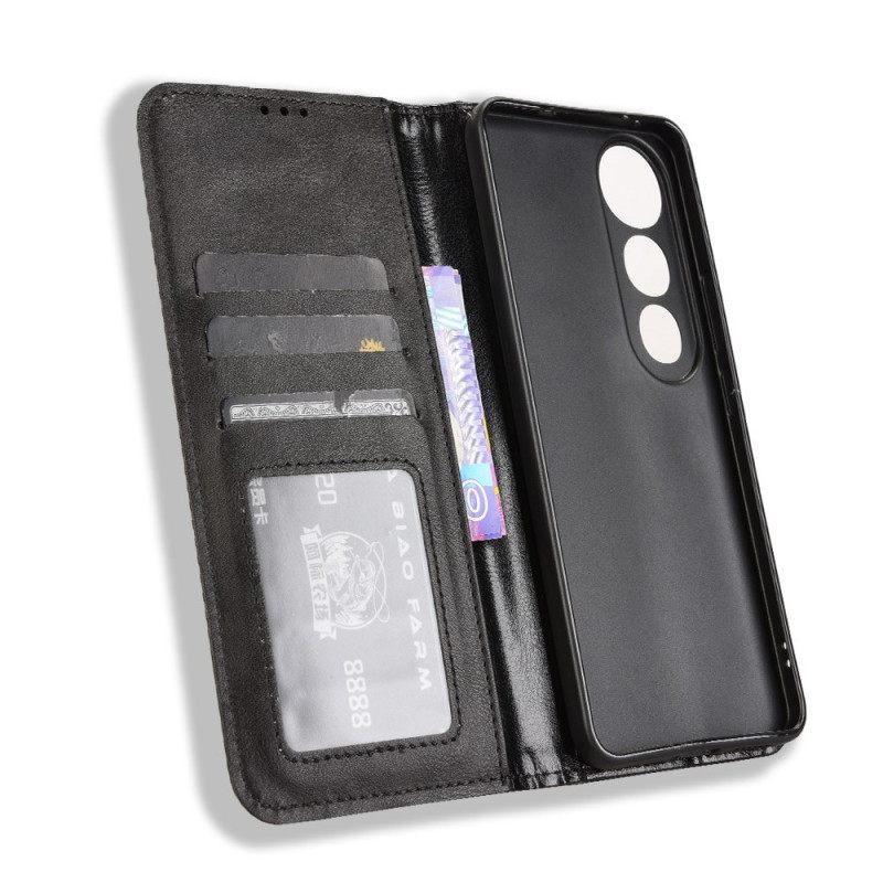 Δερματινη Θηκη Vivo V50 Lite 5g Vintage Ζωφόρος (village) Σιλικόνης