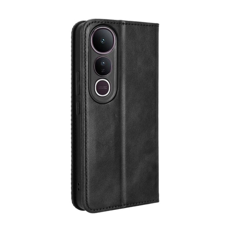 Δερματινη Θηκη Vivo V50 Lite 5g Vintage Ζωφόρος (village) Σιλικόνης