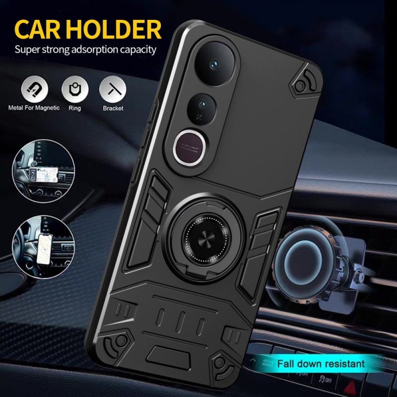 Κάλυμμα Vivo V50 Lite 5g Περιστρεφόμενη Βάση Και Ενισχυμένη Προστασία Σιλικόνης