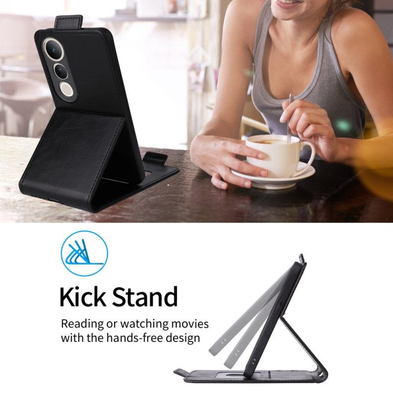 Θηκη Κινητου Vivo V50 Lite 5g Κάθετο Σχέδιο Με Πτερύγια (catch Print)