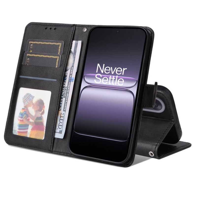 Δερματινη Θηκη Oneplus Nord 5 Δερμάτινο Εφέ Με Λουράκι