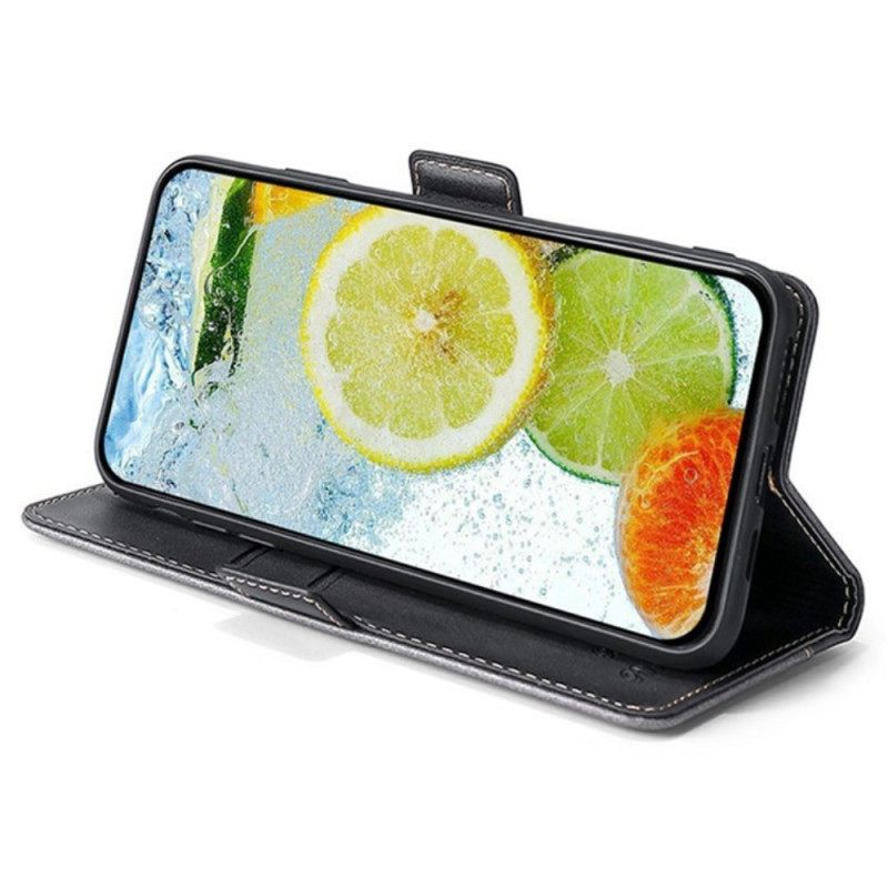 Δερματινη Θηκη Oneplus Nord 5 Δίχρωμο Σιλικόνης