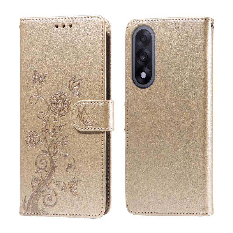 Δερματινη Θηκη Oneplus Nord 5 Floralie