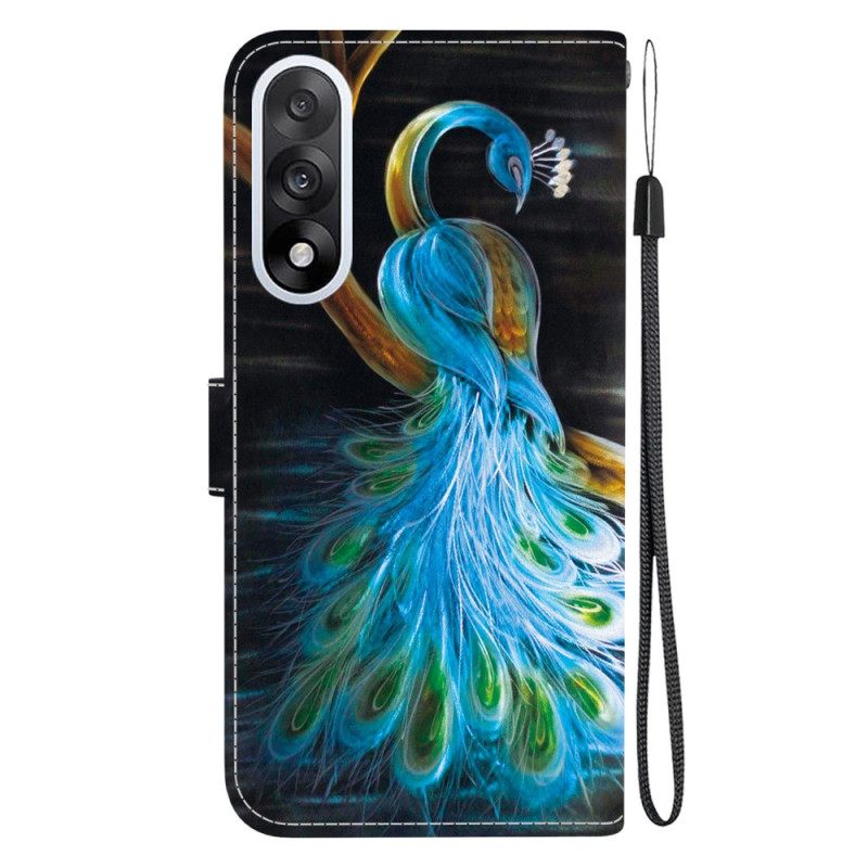 Δερματινη Θηκη Oneplus Nord 5 Παγώνι