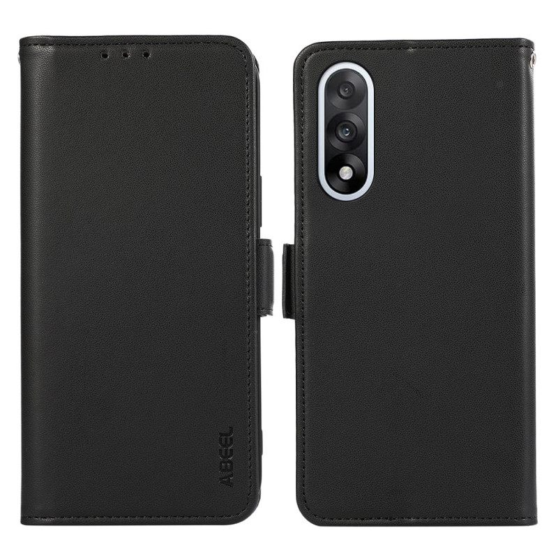 Κάλυμμα Oneplus Nord 5 Abeel Δερμάτινο Πορτοφόλι Rfid
