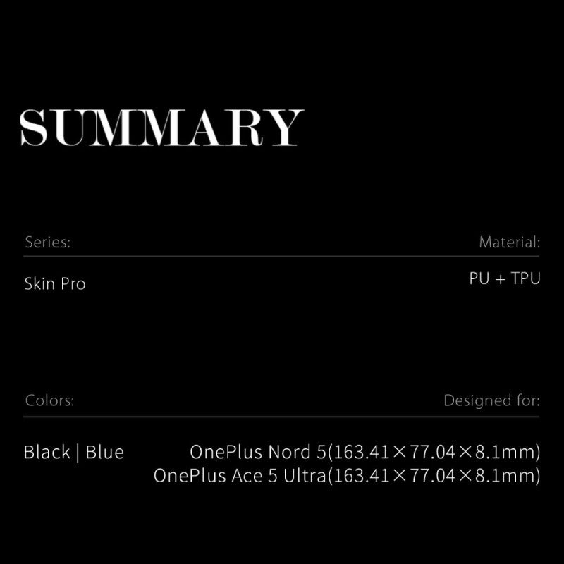 Κάλυμμα Oneplus Nord 5 Dux Σειρά Skin Pro Ducis