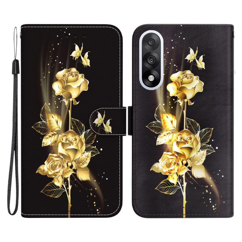 Θηκη Κινητου Oneplus Nord 5 Θήκες Κινητών Χρυσά Τριαντάφυλλα