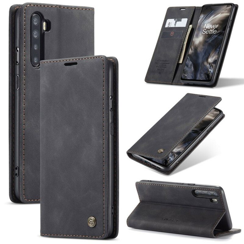 θηκη κινητου OnePlus Nord Θήκη Flip Caseme Faux Leather