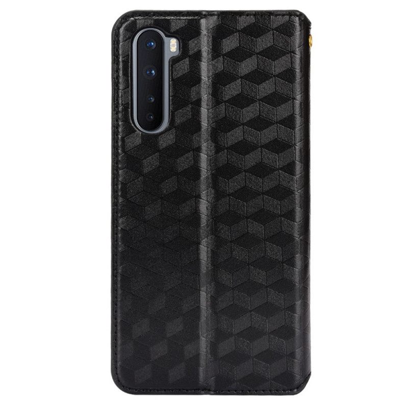 θηκη κινητου OnePlus Nord Θήκη Flip Διαμαντένιο Δερμάτινο Εφέ