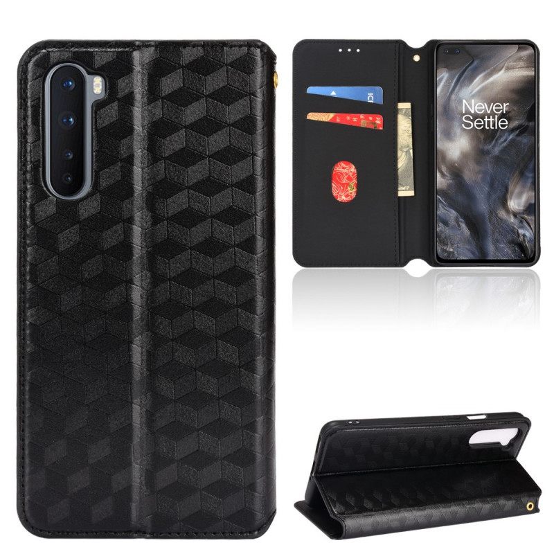 θηκη κινητου OnePlus Nord Θήκη Flip Διαμαντένιο Δερμάτινο Εφέ