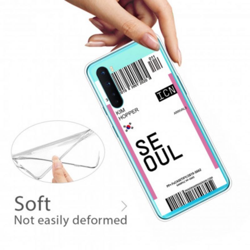 Θήκη OnePlus Nord Κάρτα Επιβίβασης Για Σεούλ
