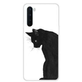 Θήκη OnePlus Nord Σκεπτική Μαύρη Γάτα