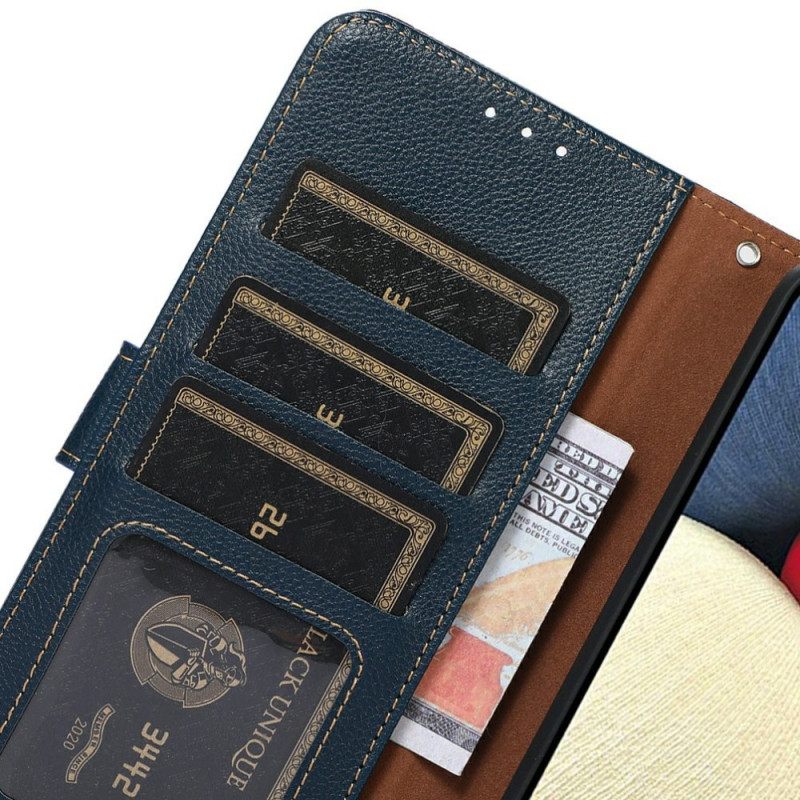 Δερματινη Θηκη iPhone 17 Khazneh Δίχρωμο Πορτοφόλι Rfid