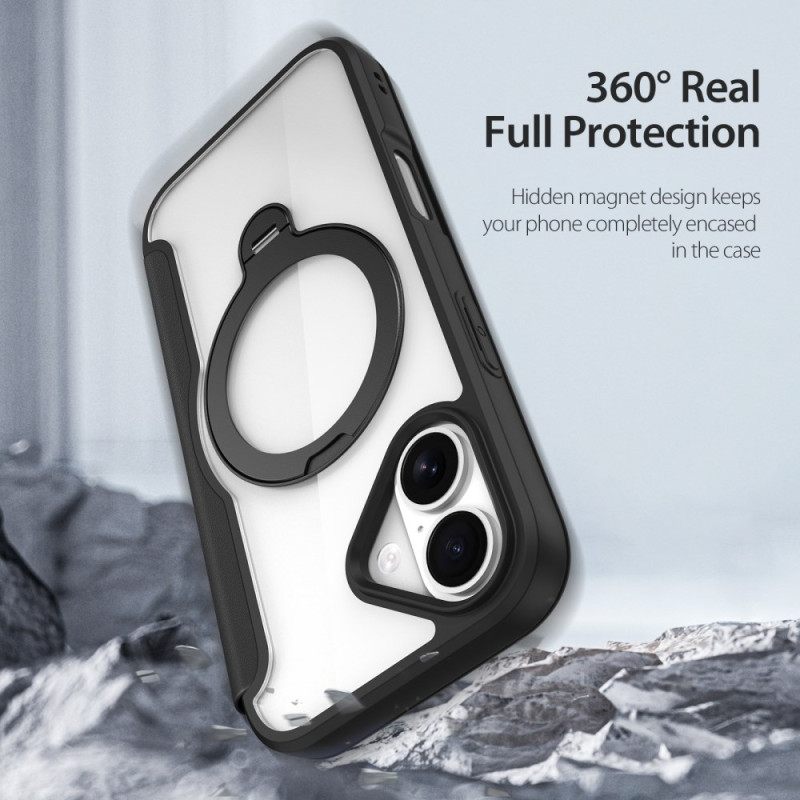 Δερματινη Θηκη iPhone 17 Magsafe Skin X Pro Series Με Dux Ducis Βάση