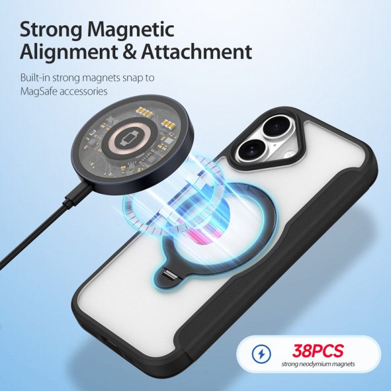 Δερματινη Θηκη iPhone 17 Magsafe Skin X Pro Series Με Dux Ducis Βάση