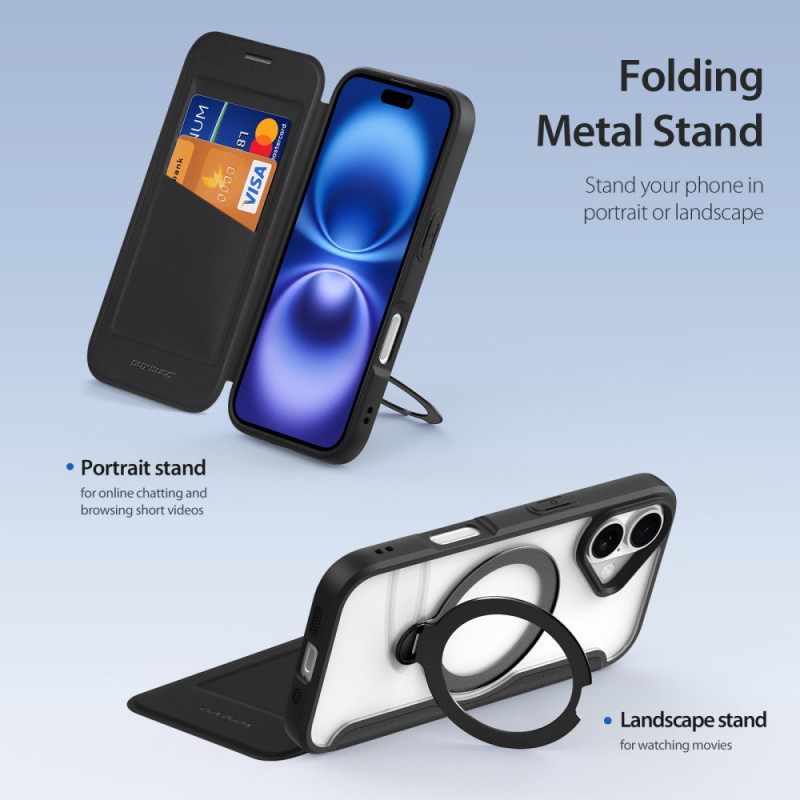 Δερματινη Θηκη iPhone 17 Magsafe Skin X Pro Series Με Dux Ducis Βάση