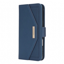 Δερματινη Θηκη iPhone 17 Πορτοφόλι Με Ιμάντα Ώμου Και Καθρέφτη Σιλικόνης