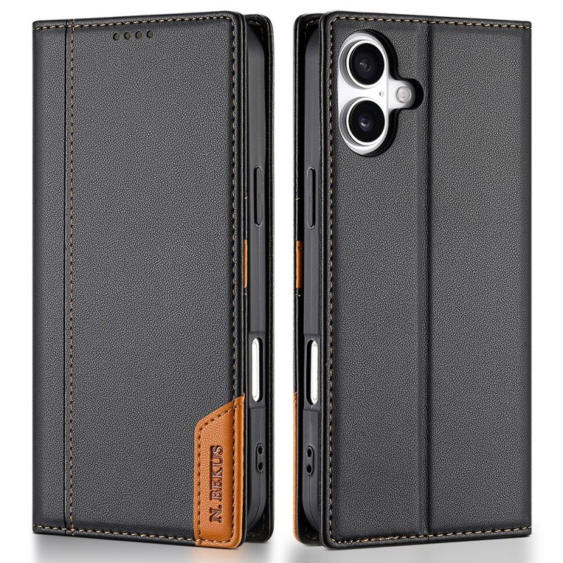 Δερματινη Θηκη iPhone 17 Rfid Blocking N.bekus Σιλικόνης