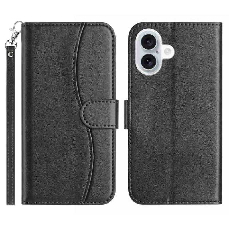 Δερματινη Θηκη iPhone 17 S Design Με Λουράκι