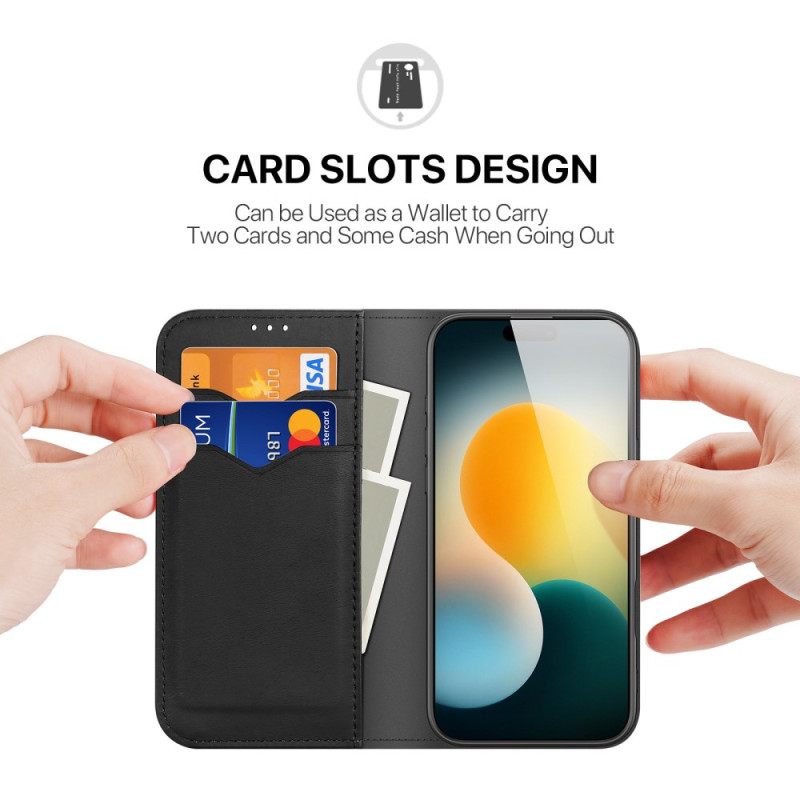 Δερματινη Θηκη iPhone 17 Σειρά Hivo Dux Ducis