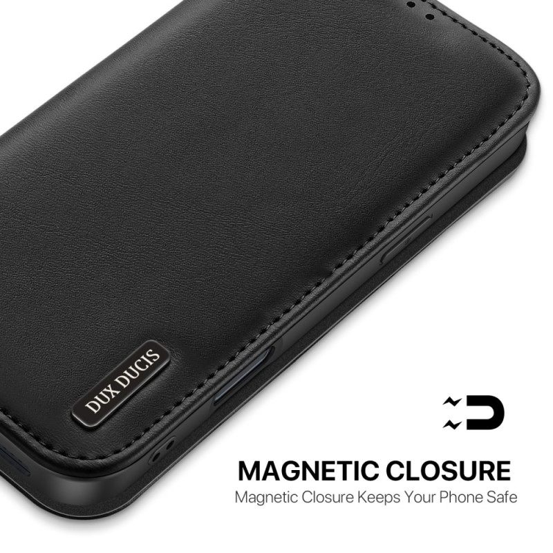 Δερματινη Θηκη iPhone 17 Σειρά Hivo Dux Ducis